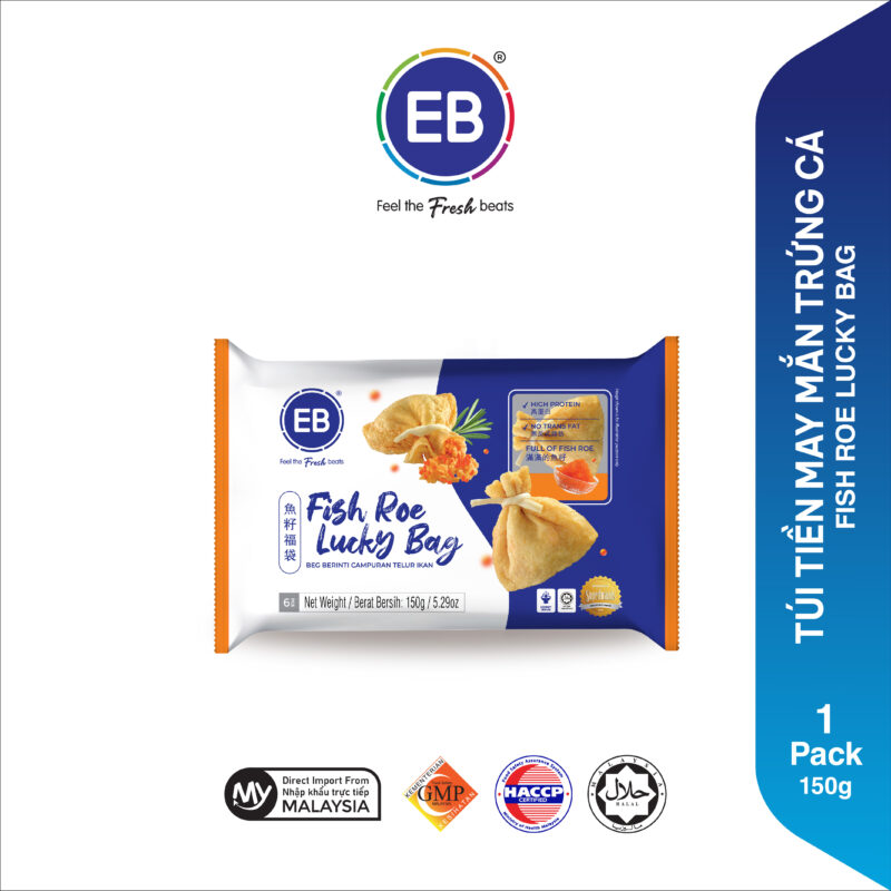 TÚI TIỀN MAY MẮN TRỨNG CÁ 160GR _ FISH ROE LUCKY BAG 160GR ...